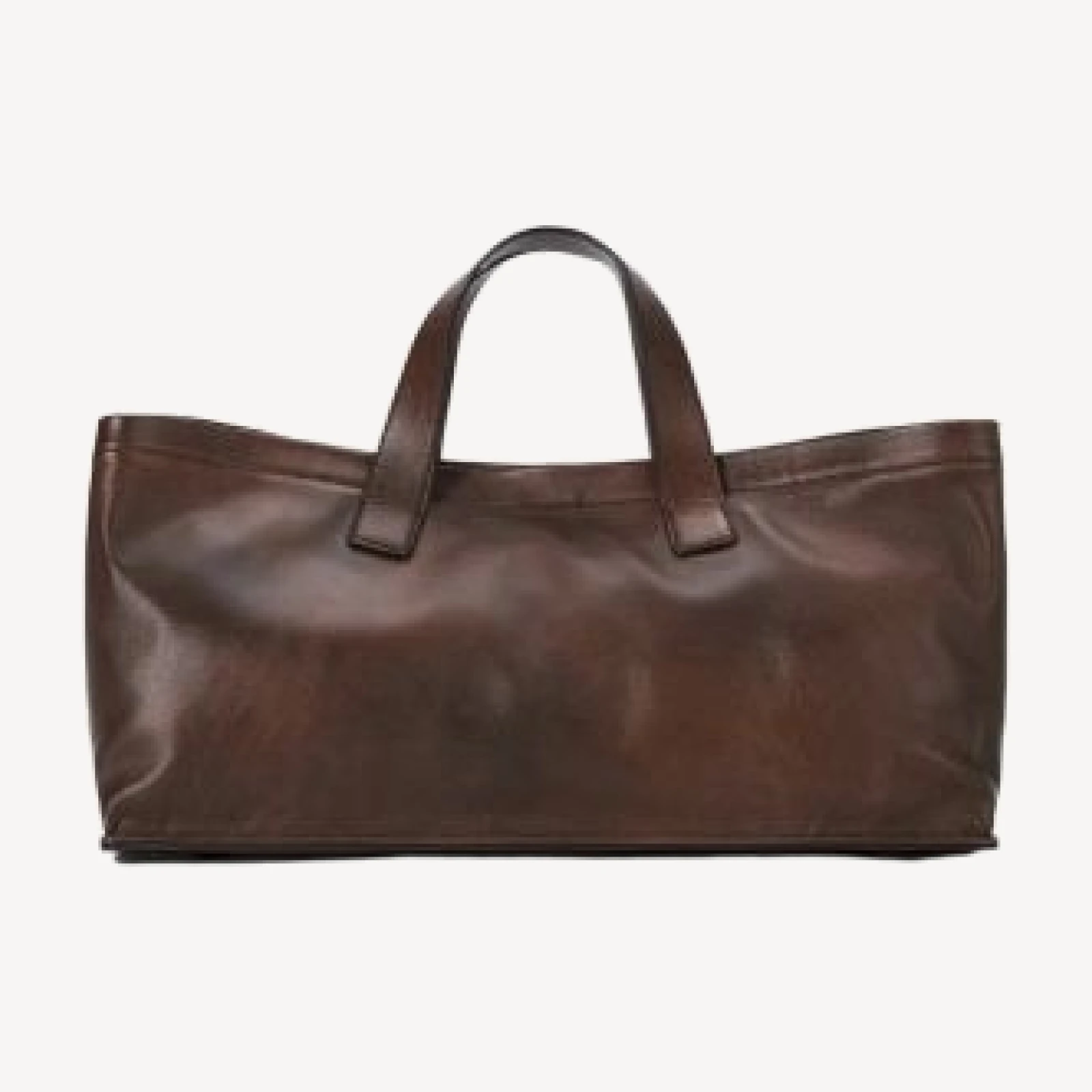 Staud Port East/West Leather Tote