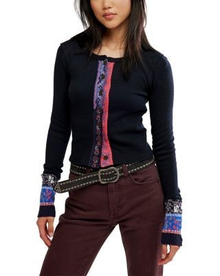 Free People Noa Stretch Cotton Cardigan
