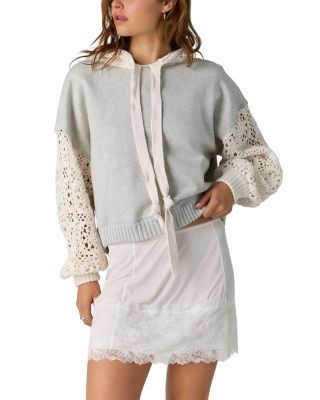 Free People Laced In Cotton Hoodie