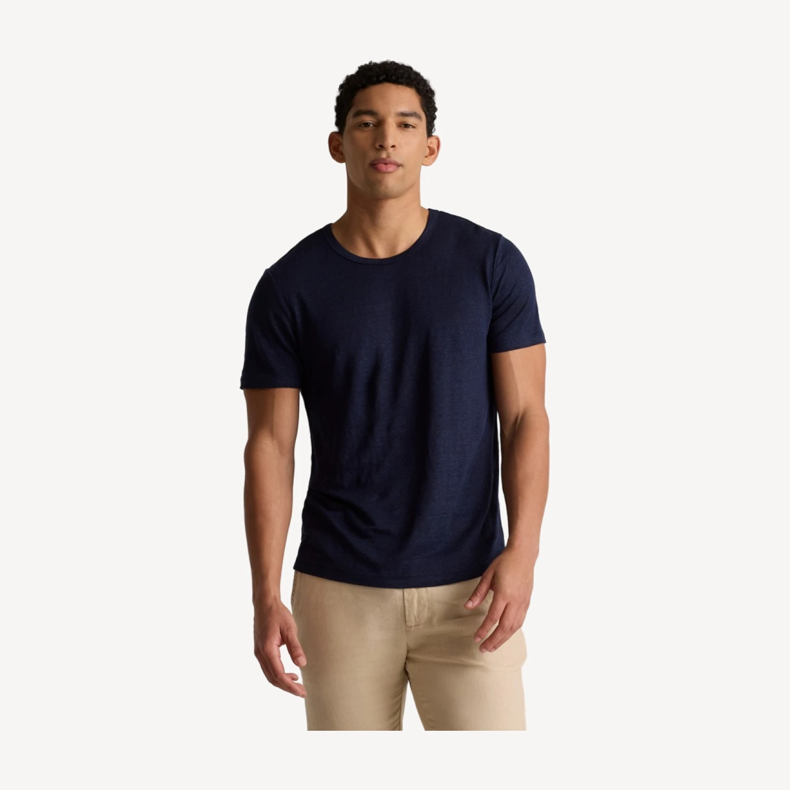 100% European Linen Jersey Tee