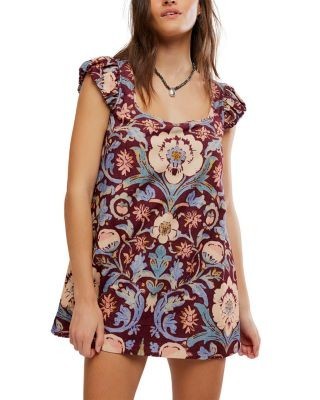 Free People Hopeless Romantic Cotton Mini Dress