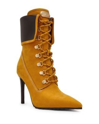 Steve Madden Women's Morals Lace Up High Heel Ankle Boots