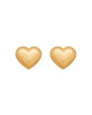 Bloomingdale's Fine Collection Children's Puff Heart Stud Earrings in 14K Yellow Gold