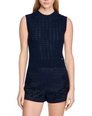 Sandro Textured Knit Sweater