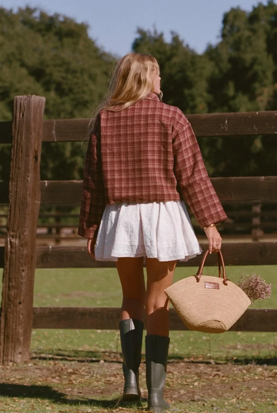 Henry Jacket - Burgundy Plaid Jacket