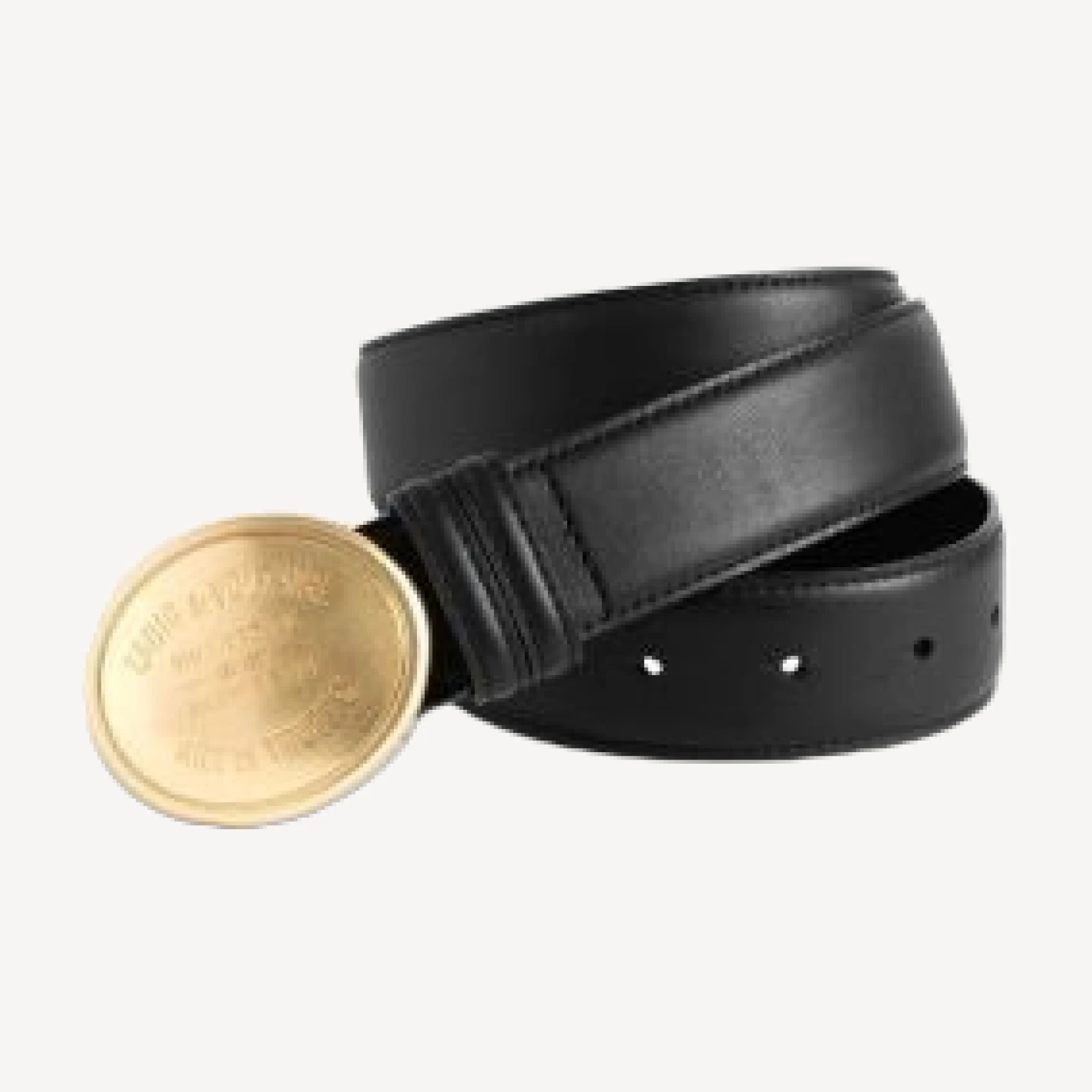 Zadig & Voltaire Women's Colter Medallion Buckle Leather Belt
