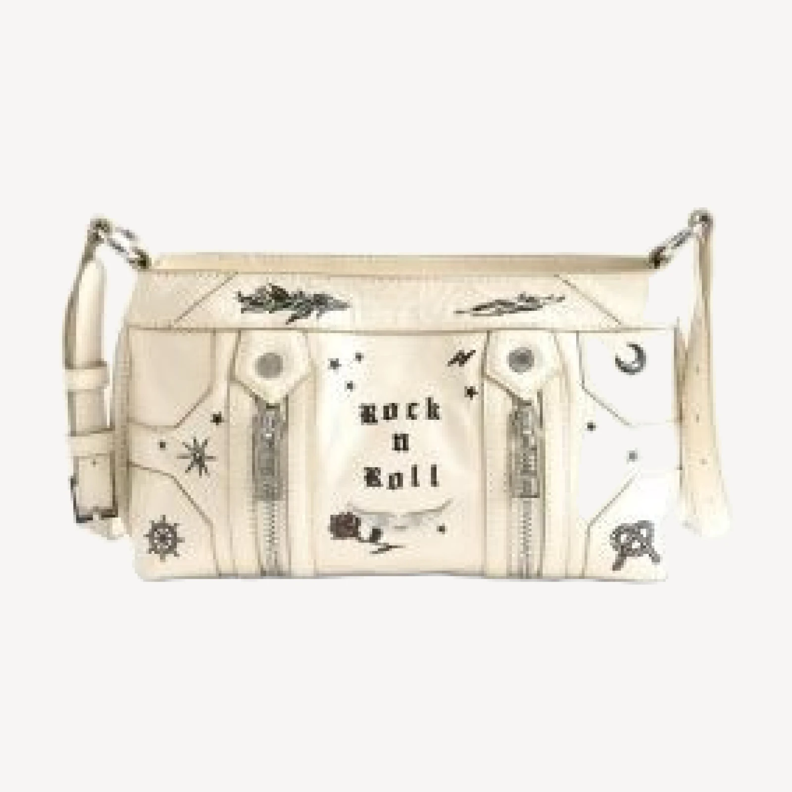 Zadig & Voltaire Sunny Mood Tattoo Leather Crossbody Bag