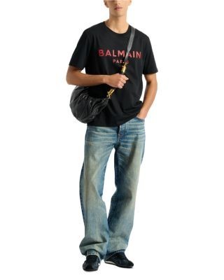 Balmain Paris Crewneck Logo T-Shirt