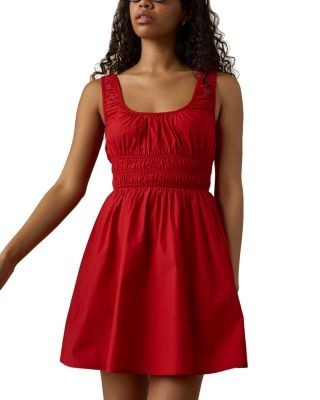 Faherty Coastal Poplin Sunseeker Mini Dress