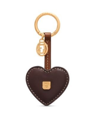Gerard Darel Atout Coeur Heart Leather Key Chain