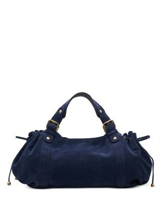 Gerard Darel 24H Suede Duffel Bag