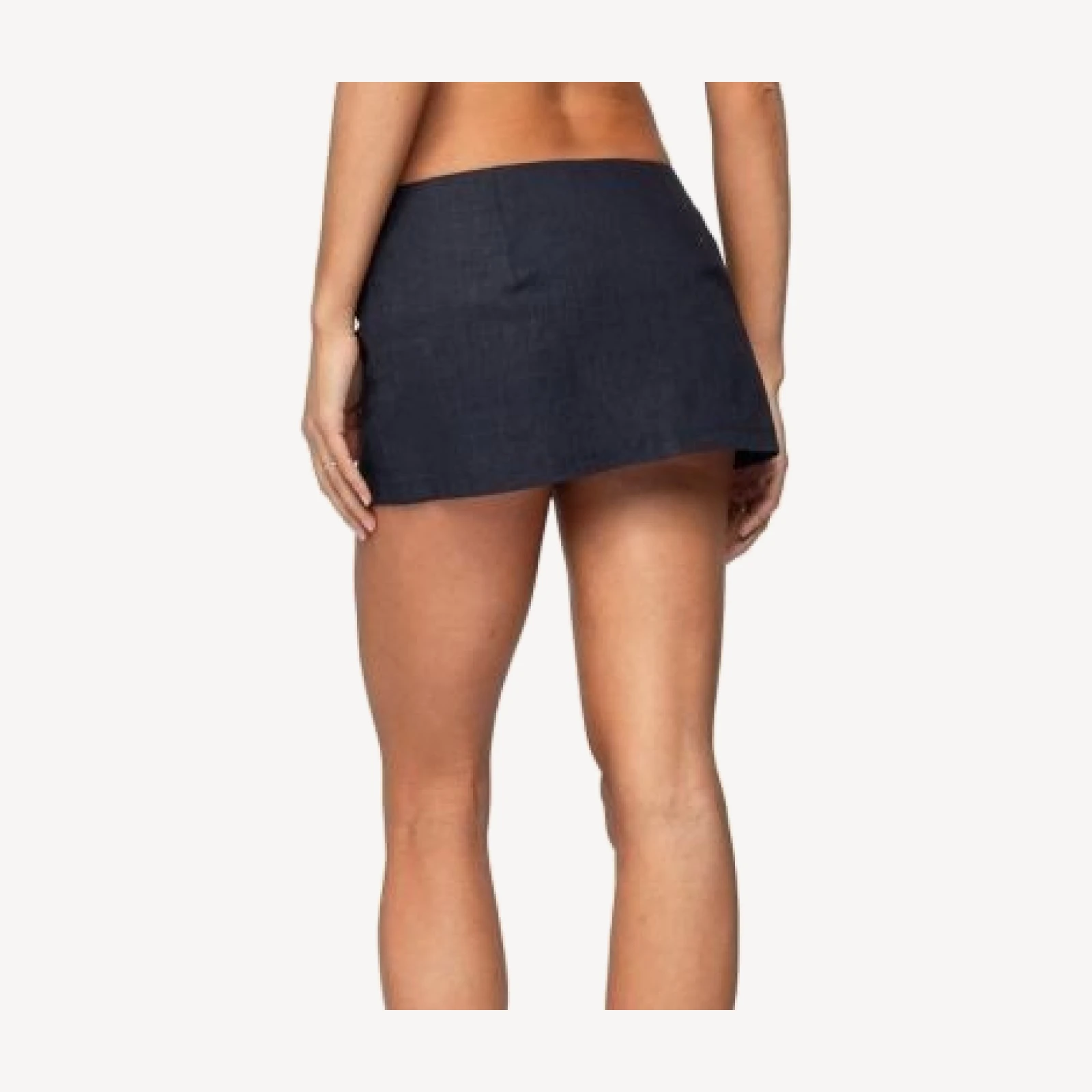 Edikted Rebel Linen Look Mini Skort