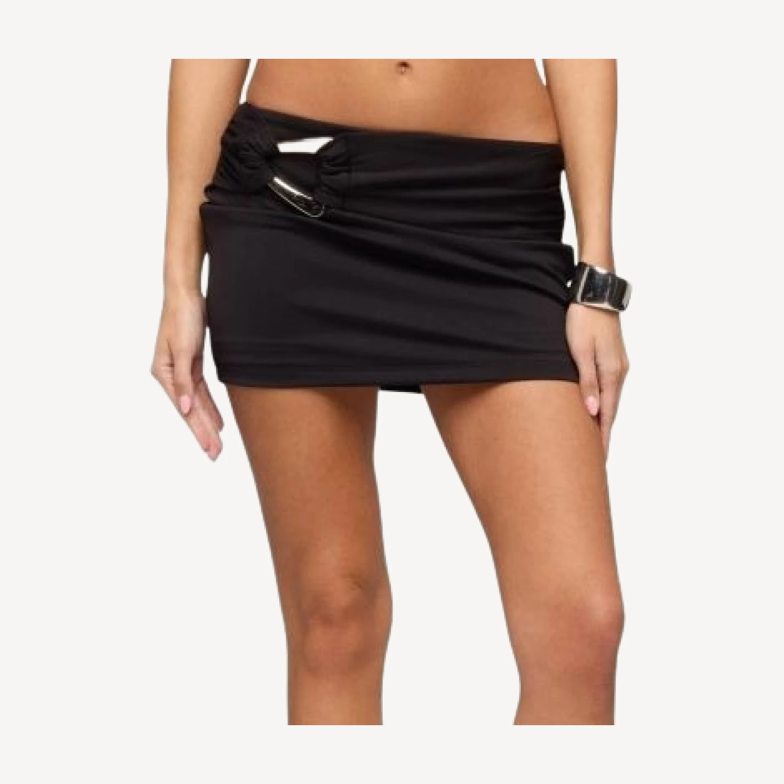 Edikted Eden Abstract Ring Mini Skirt