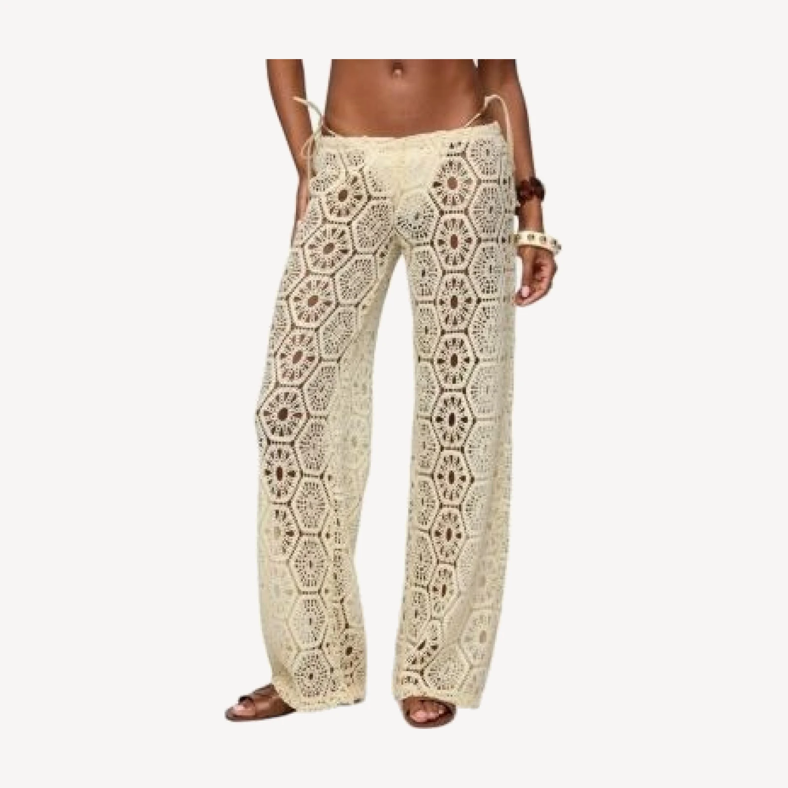 Edikted Amrita Baggy Crochet Pants