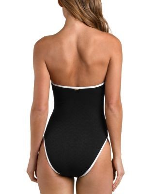 L'Agence Tory Bandeau One Piece Swimsuit