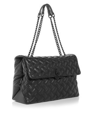 Kurt Geiger London Kensington Drench Leather Shoulder Bag