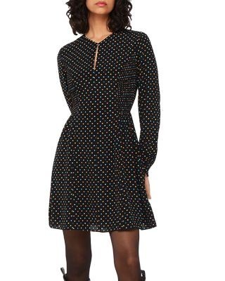 Whistles Heart Print Mini Dress