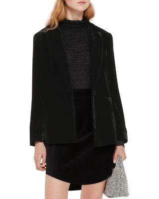Whistles Olivia Velvet Blazer