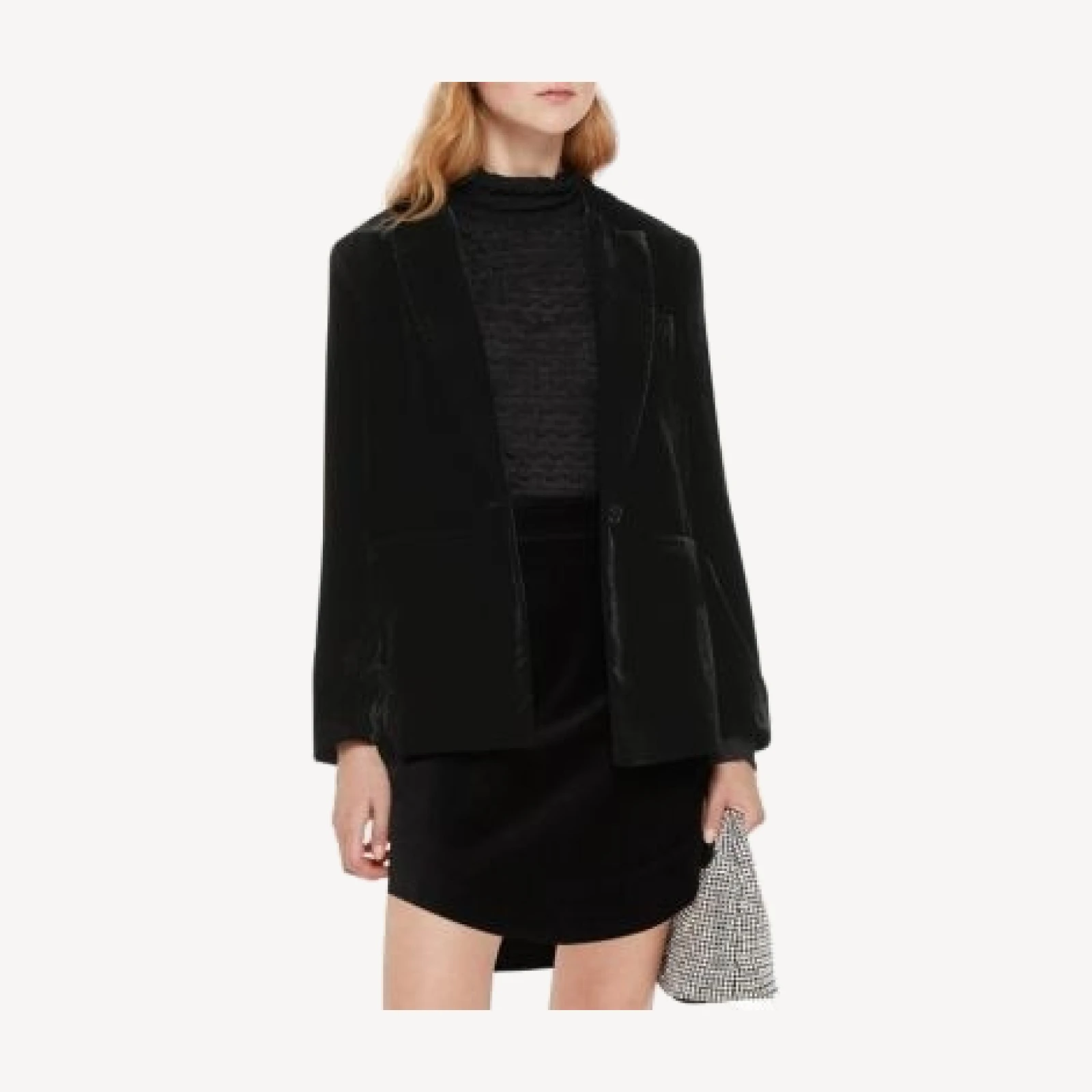Whistles Olivia Velvet Blazer