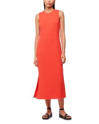 Whistles Erin Textured Midi Dress