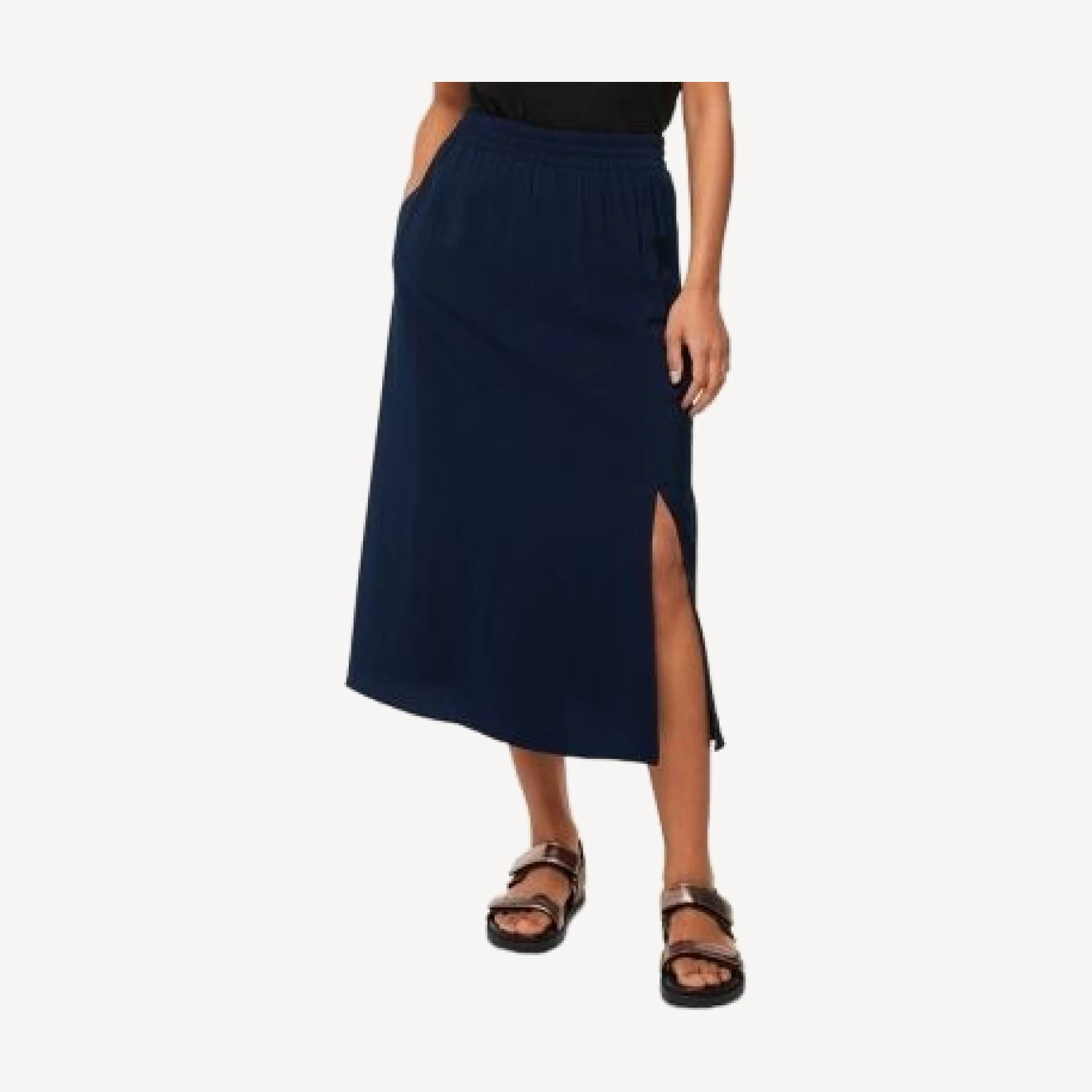 Whistles Eva Pull On Midi Skirt