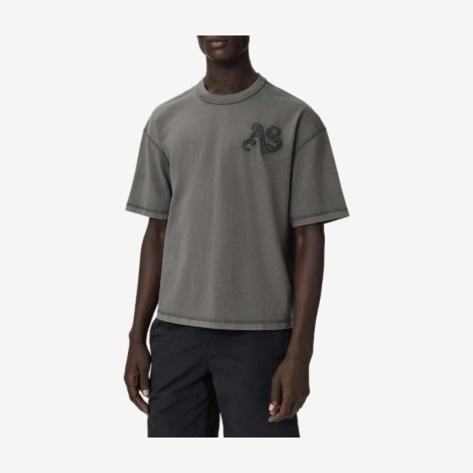 Allsaints Insignia Short Sleeve Crew Tee