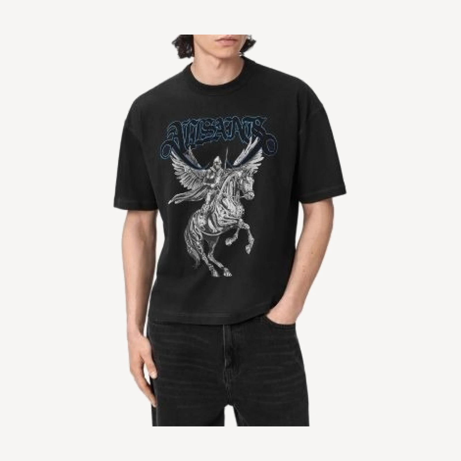 Allsaints Vanguard Logo Graphic T-Shirt