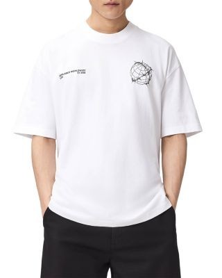 Allsaints Caller Rock And Roll Logo Graphic T-Shirt