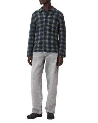 Allsaints Menard Check Cardigan Shirt