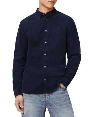Allsaints Birchwood Slim Fit Long Sleeve Shirt