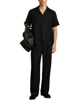 Reiss Beldi Oversized Textured Camp Shirt