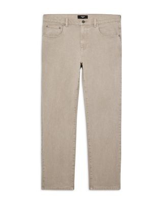 Reiss Bishopsgate Cotton Blend Straight Fit 30.7 Jeans in Warm Taupe