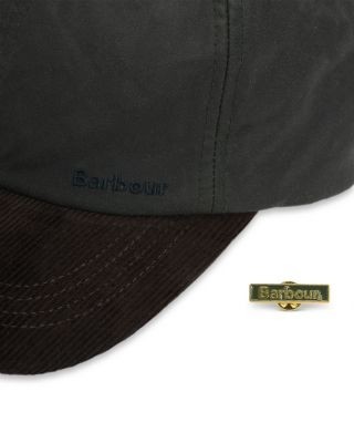 Barbour Beadnell Waxed Cotton Embroidered Cap