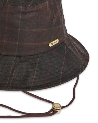 Barbour Hazelwood Waxed Cotton Bucket Hat