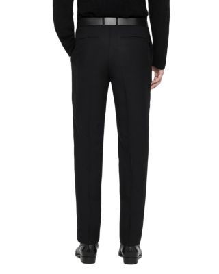 Allsaints York Straight Fit Pleated Trousers