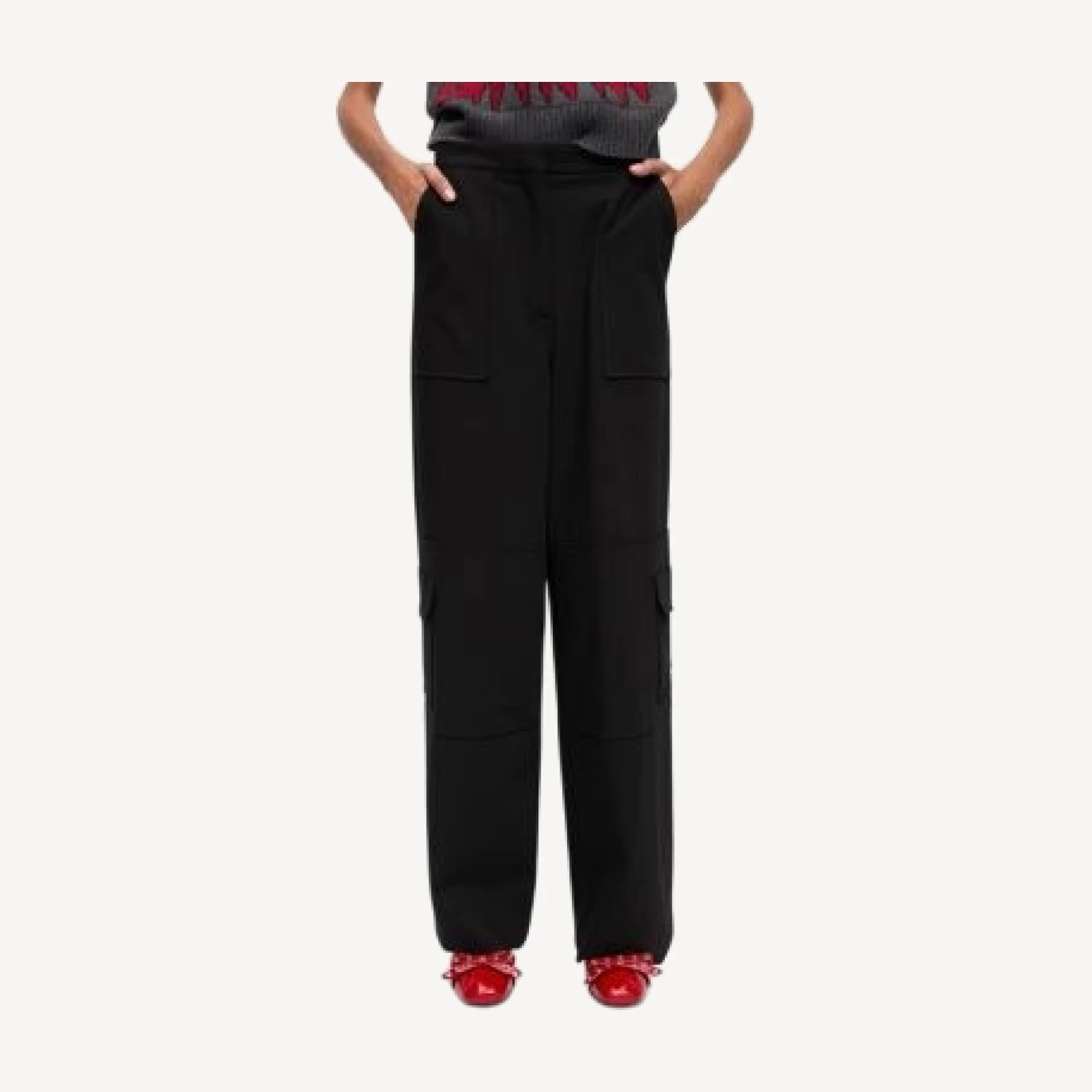 Ganni Twill Cargo Pants