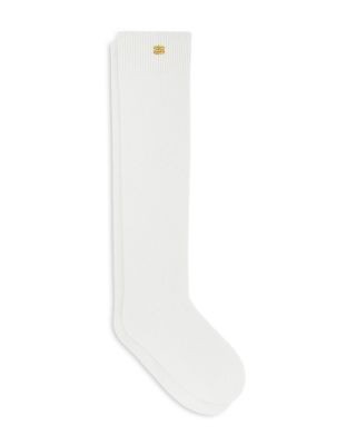 Ganni Wool Yak Mix High Socks