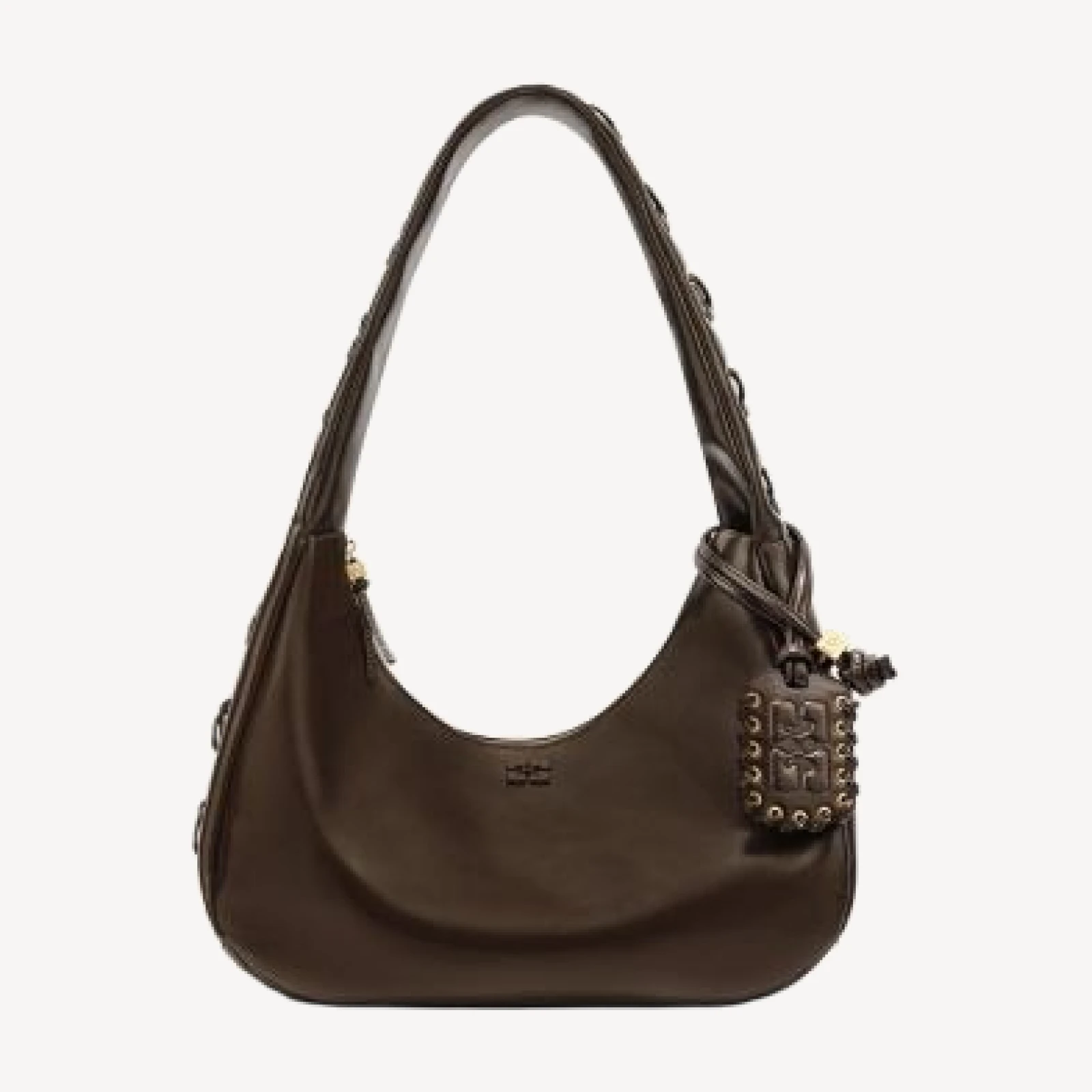 Ganni Laces Medium Hobo Bag