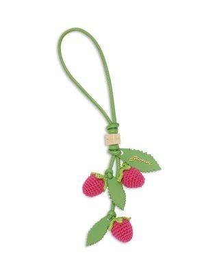 Ganni Raspberry Bag Charm