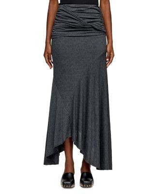 Ganni Draped Long Skirt