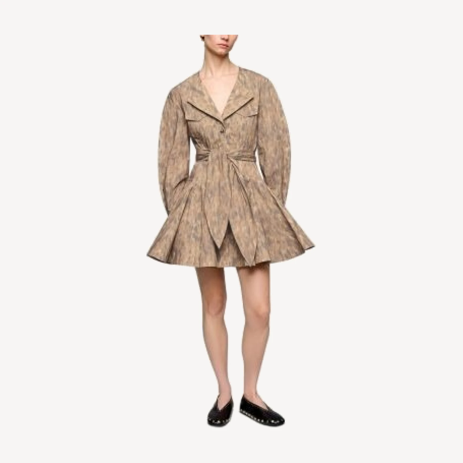 Ganni Printed Shirt Dress