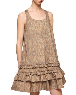 Ganni Printed Mini Dress