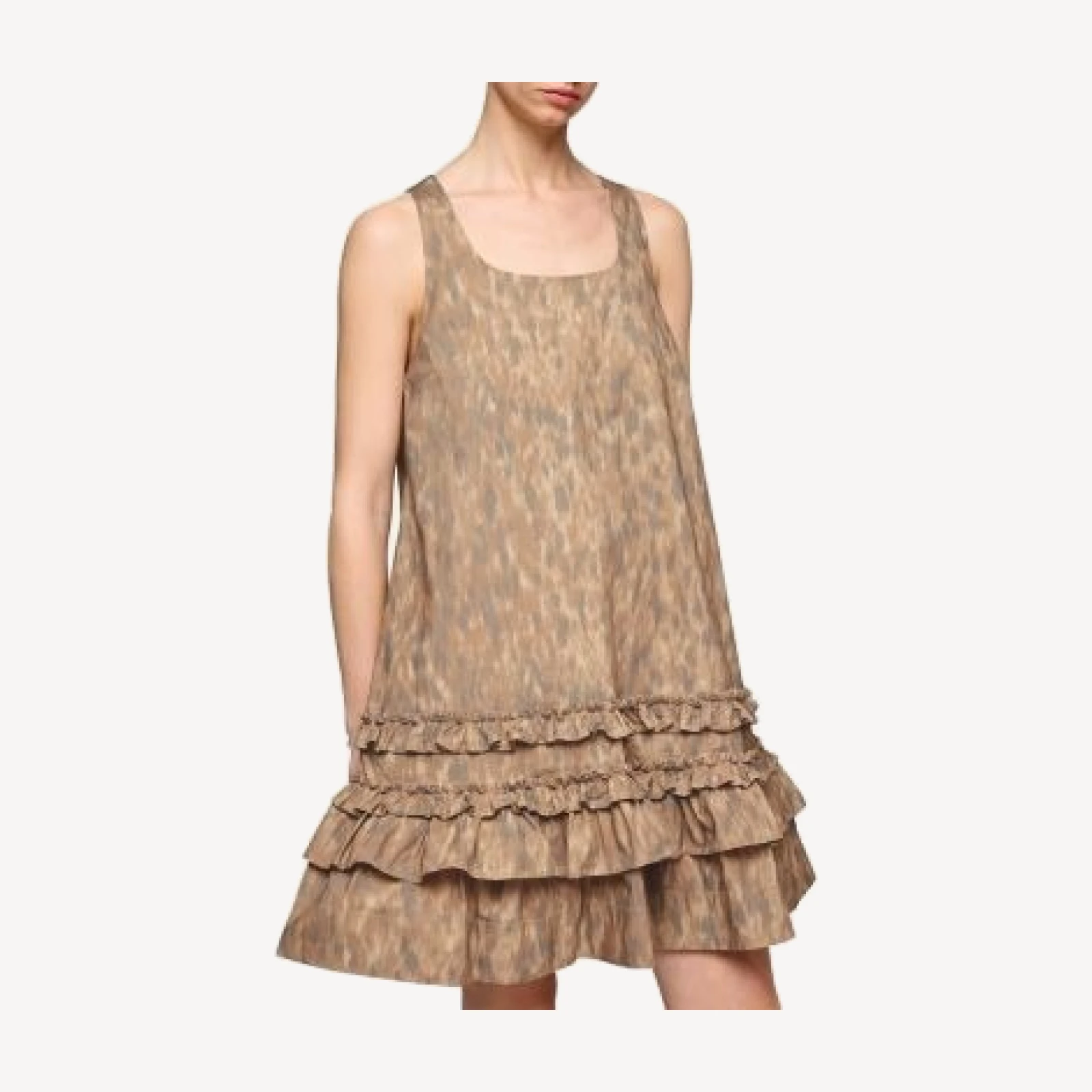 Ganni Printed Mini Dress