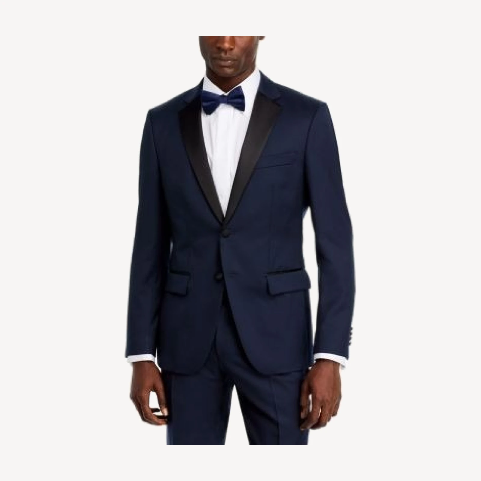 Boss H-Huge Navy Slim Fit Tuxedo
