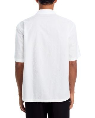 Boss C-Lars Camp Collar Embroidered Shirt