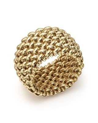 Bloomingdale's Fine Collection Woven Ring in 14K Yellow Gold