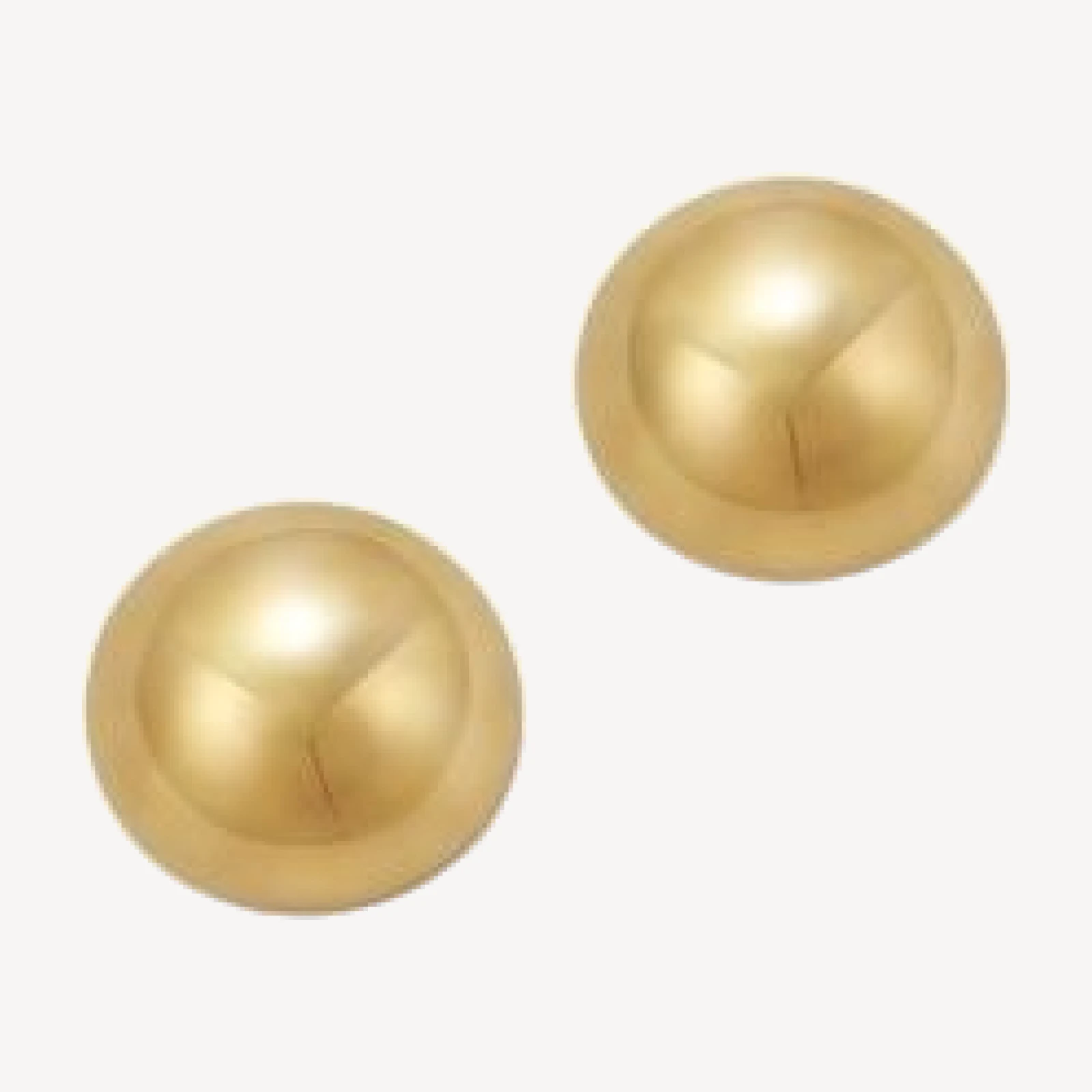 Bloomingdale's Fine Collection 14K Yellow Gold Polished Button Earrings, 12mm