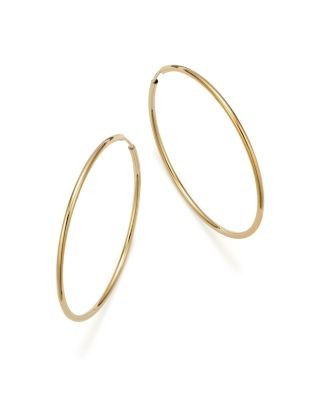 Bloomingdale's Fine Collection 14K Yellow Gold Endless Hoop Earrings