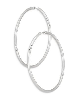 Bloomingdale's Fine Collection Sterling Silver Seamless Hoop Earrings