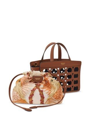 Ferragamo Mini Leather Tote Bag